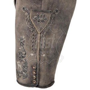 Pantalones Cortos Bávaros Lederhosen al por Mayor a Precio Económico, Pantalones Cortos Bávaros Lederhosen Tradicionales de Alta Calidad para Adultos - Product Image 6