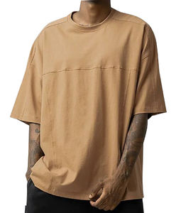 เสื้อยืดลายพัฟต่อต้านริ้วรอยสำหรับผู้ชายขนาดใหญ่พิเศษพิมพ์โลโก้ด้านหน้า100% ผ้าฝ้ายผลิตจำนวนมากจาก BD กำหนดเอง - Product Image 5