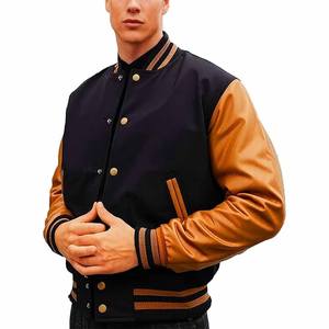 Latest Fashionable High Quality Unisex Varsity Jacket with Custom Logo Stand Collar Embroidery uploaded by <b>Dress</b> Sports - Product Image 6
