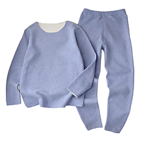 Conjuntos de Ropa de Dormir Personalizados, Ecológicos, Transpirables, para Invierno, Unisex, para Adultos - Product Image 4