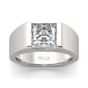 Bague de mode Jeulia en argent sterling, coupe princesse audacieuse - Product Image 1
