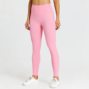 Legging 100% coton au design unique pour femme, à un prix raisonnable pour une utilisation en extérieur, quantité minimale de commande bas avec logo personnalisable, tissu tricoté à la taille - Product Image 4