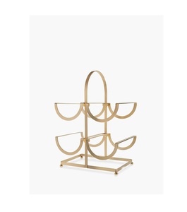 Estante de vino de pared de Metal de diseño moderno más vendido precio al por mayor mejor exhibición de botellas para Bar hogar cubos de hielo tinas de bebidas - Product Image 1