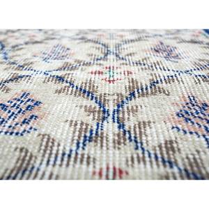 พรมขนสัตว์ถักมือสีน้ำเงินวินเทจ ขนาด 9x12 ฟุต ลายสี่เหลี่ยมผืนผ้า สำหรับตกแต่งห้องนั่งเล่น-Pae-2310 - Product Image 3