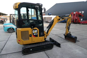 Mini-excavatrice compacte sur chenilles CAT 301.8 d'occasion, machine d'excavation hydraulique pour la construction - Product Image 6