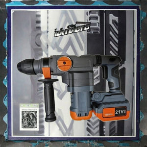 Taladro percutor inalámbrico recargable sin escobillas, martillo eléctrico, herramienta eléctrica eficiente, taladros percutores inalámbricos - Product Image 3