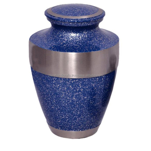 Polished And Enamel Design Cremation Urn Metal Design Best For Human Ashes Custom Made Metal Urns Supplier <b>Cheap</b> Cremation Urns - Product Image 4