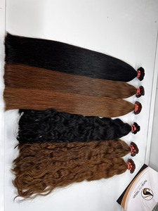 Extensions de cheveux humains Remy à cuticule brute, à Double pointe plate, à la kératine, en gros - Product Image 5