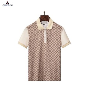 Polos de golf con logotipo personalizado de algodón de alta calidad, camiseta de gran tamaño, jersey de manga corta, polos de punto en blanco de Color sólido para hombres - Product Image 2