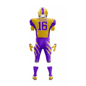 Tenue d'équipe de football américain, short respirant en tissu extensible léger, entraînement athlétique durable, séchage rapide - Product Image 6
