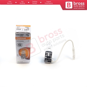 หลอดไฟฮาโลเจน BHL605 ของแท้ 1 ชิ้น รุ่น 64151 H3 12V 55W PK22s สำหรับไฟตัดหมอก รถพ่วง ไฟออฟโรด ไฟหน้ารถ - Product Image 4