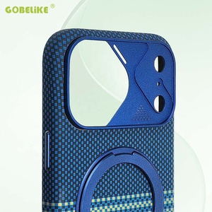 Coque de téléphone OEM ODM à anneau magnétique texture fibre de carbone pour iPhone 17 Air/<span class=keywords><strong>Pro</strong></span> Max/<span class=keywords><strong>Pro</strong></span>/Air - Product Image 5