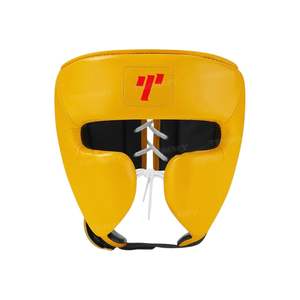 Conjuntos de boxeo de cuero genuino protector de cabeza de cara completa personalizado para lucha y entrenamiento - Product Image 4