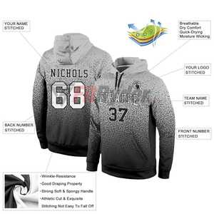 เสื้อฮู้ดพิมพ์ลายแบบซับลิเมชันสำหรับผู้ชายเสื้อฮู้ดพิมพ์ลายสตรีทไซส์ใหญ่พิเศษ - Product Image 6