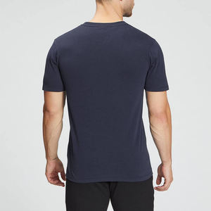 100% coton T-shirt pour hommes coupe ample imprimé Boxy Fit lourd épais surdimensionné goutte épaule T-shirt col rond coton Boxy Fit - Product Image 5