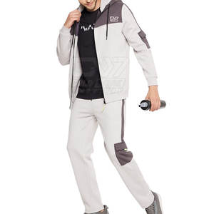 Chándal de lana con contraste de colores de diseño personalizado al por mayor chándal de lana de calidad superior a la venta - Product Image 4