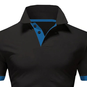Chemise de golf décontractée à manches courtes pour homme, avec logo personnalisé, respirante, en tissu toile à motif uni, couleur personnalisée - Product Image 6