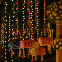 Décoration de mariage suspendue dholkis pour la nuit du henné indien pakistanais, cérémonie de mehendi, haldi, nikah, couleurs personnalisables