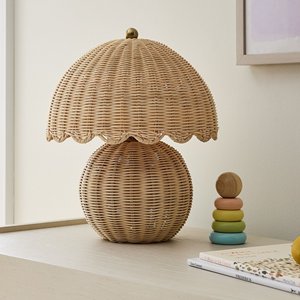Nueva Lámpara de Mesa con Forma de Hongo Hecha en Vietnam con Precio de Mayoreo, Color Natural - Product Image 4