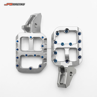 Repose-pieds en alliage d'aluminium CNC avec logo personnalisé, prêts à être expédiés, pour Sur Ron Ultra Bee, améliorations pour moto électrique tout-terrain