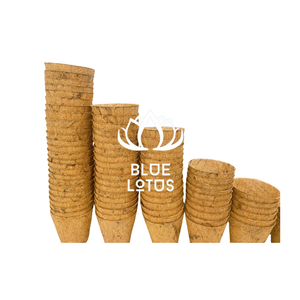 Olla de fibra de coco más vendida, maceta transpirable y que retiene el agua para un crecimiento de raíces más saludable, LOTO AZUL de Vietnam - Product Image 1