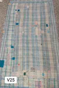 Boho Chic 100% algodón Reversible hecho a mano Kantha cosido a mano sostenible Kantha tradicional Vintage hecho a mano Kantha - Product Image 5