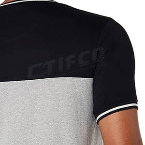 Est Rice arroz stustom uogo rinenjuagadora ontrast RIM T-hirt holholesale ate Lain asasual onontrast RIM-Hirt Hiro Men - Product Image 4