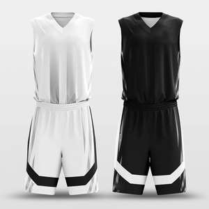 Uniforme de basket-ball réversible personnalisé de haute qualité pour hommes Maillot respirant Plus Size Youth Basketball Wear Sublimation Logo Adultes - Product Image 3