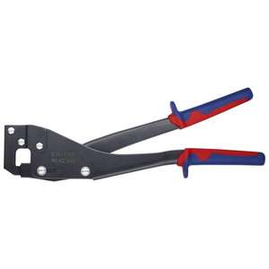 Para remachadora Knipex Punch Lock con mangos pulidos y empuñaduras multicomponentes para operación con dos manos - Product Image 1