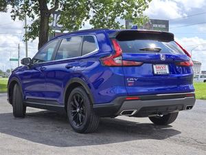 Sharp Blue 2024 Honda C R V Hybrid Sport-L FWD utilisé avec sièges chauffants Sièges en cuir 700 Miles Navigation Toit ouvrant - Product Image 3