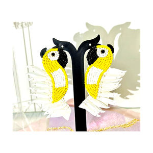 Pendientes de cuentas de colores más vendidos para fiestas de compromiso y ocasiones especiales de festivales, Compra ahora al mejor precio de venta - Product Image 4