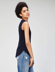Débardeurs de gymnastique sportive pour femmes sexy 100% coton maillot à séchage rapide écologique col rond conception personnalisée gilet maigre fabriqué au Pakistan - Product Image 5