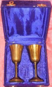 แก้วไวน์ทองเหลืองสไตล์เรโทร แกะสลักด้วยมือ ถ้วยโลหะวินเทจ ของตกแต่งงานแต่งงาน ของตกแต่งโต๊ะอาหาร - Product Image 6