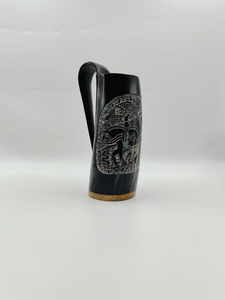 แก้วมักรูปเขาควายเป็นมิตรกับสิ่งแวดล้อมของแท้ภาชนะใส่เครื่องดื่มที่ทันสมัยสำหรับเป็นของขวัญและของสะสมโดยงานฝีมือเสี้ยว - Product Image 2