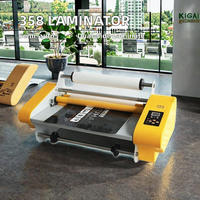 Approvisionnement d'usine FM360 laminateur de rouleau de papier A3 à double face chaud et froid avec machine de laminage de rouleau d'aluminium de rouleau d'acier