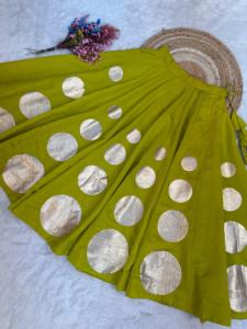 Premium Dhwaja Export Navratri Designer Collection Chaniya Choli in Silk Roman for Women Party Wear - Product Image 6