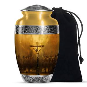 Urnas Funerarias Sagradas de Jesús para Cenizas de Adultos, Urna Única para Padre (10 Pulgadas) CALIDAD PREMIUM - Product Image 1