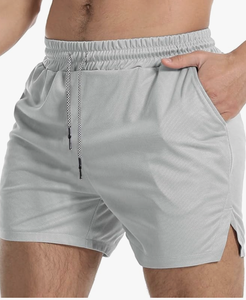 Shorts en maille pour hommes, logo personnalisé, séchage rapide, vêtements de sport actifs, nylon, polyester, OEM - Product Image 1