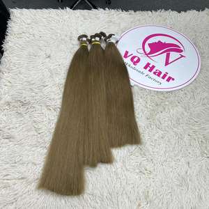 ผมดิบแบบหยิกตามธรรมชาติมีความยาวทุกสีเหมาะกับเส้นผม100% มนุษย์ผมดิบแบบเวียดนามมีคุณภาพสูง - Product Image 5