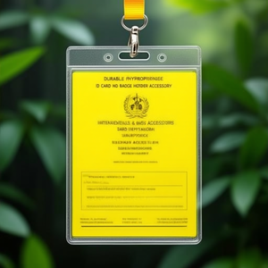 Durable Polypropylene Transparent ID Card and Badge Holder Accessory - Product Image 3