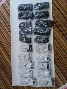 Custom White American <b>Football</b> Grip Receivers Gloves Sticky Material with Full Sublimation Good Fit for All Sizes and Colors - Product Image 3