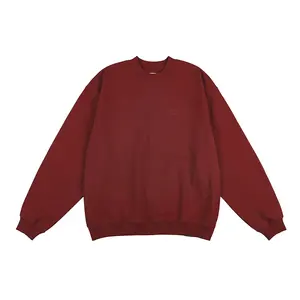 Sudadera de algodón con media cremallera y manga larga vintage estampada personalizada para hombre, sudaderas con capucha lisas bordadas de fabricante de otoño digital - Product Image 4