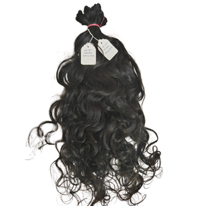 Vente en gros 100% paquets de cheveux Remy indiens bruts naturels 100% extensions de cheveux humains vierges bruts non transformés fabriqués en Inde - Product Image 2