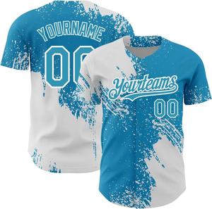 Camiseta de Béisbol de Alta Calidad para Hombre, Color Sólido, Impresión por Sublimación, Nombre del Equipo Personalizado, Uniforme de Equipo para Adultos, Transpirable y Anti-UV - Product Image 2