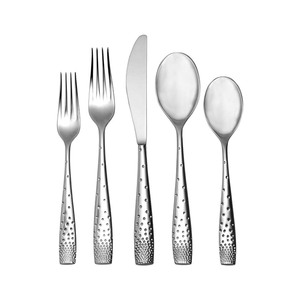 Couverts en métal modernes et personnalisés pour mariage, couteau en acier inoxydable, cuillère, fourchette, finition argentée, ensemble de couverts pour fête de bureau - Product Image 5