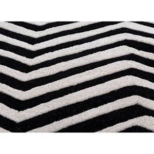 Tapis en laine tufté à la main Adrift Ivory, classique, 9x12, motif chevron, technique jacquard, pour la maison, la chambre, le sol - TRA-15156 - Product Image 3