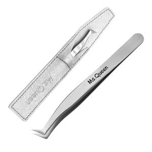 Ensemble de pinces à cils professionnelles en acier inoxydable, nouvelle conception, vente chaude, sur mesure en gros - Product Image 3