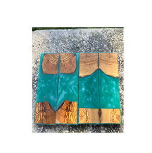 Ustensiles couteau en bois et résine couteau à beurre couteau coupe-fromage avec forme ronde de Noël - Product Image 3