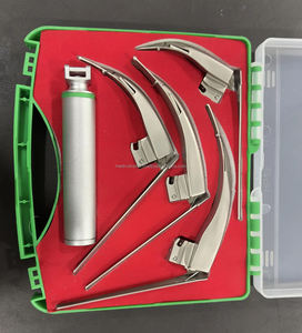 Set de Laringoscopio de Fibra Óptica McCoy de Alta Calidad, 4 Hojas, 1 Mango, Certificado CE e ISO, Venta al por Mayor OEM ODM - Product Image 3
