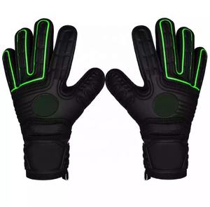 Meilleurs gants de gardien de but de football professionnels gants de sport en cuir de haute qualité avec conception de logo personnalisé confortable sain - Product Image 5